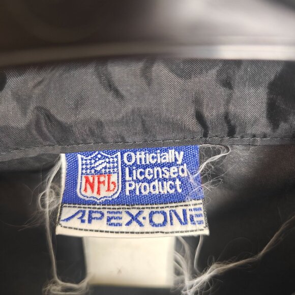 Vintage Pittsburgh Steelers Apex One NFL Black Windbreaker Jacket Size XL - Picture 4 of 9